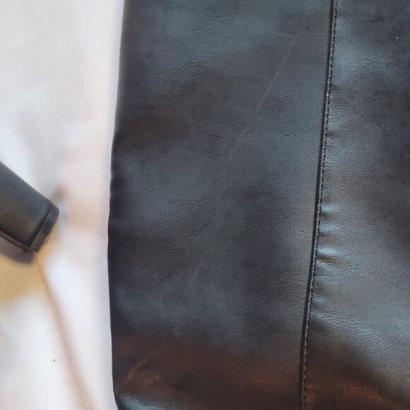 Black Heeled Boot Justfab Dosha Women's Size 9 - Picture 7 of 14